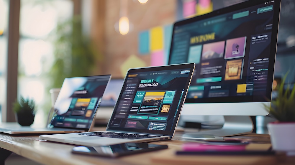 Computers for website design and marketing