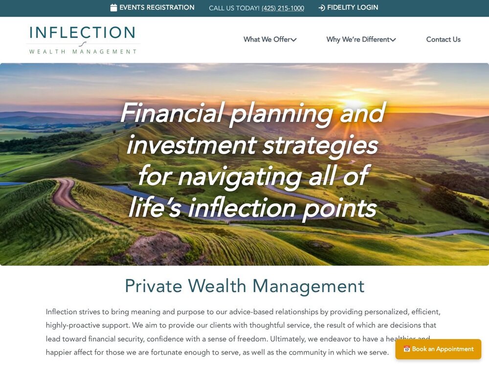 Inflection Wealth Management Website